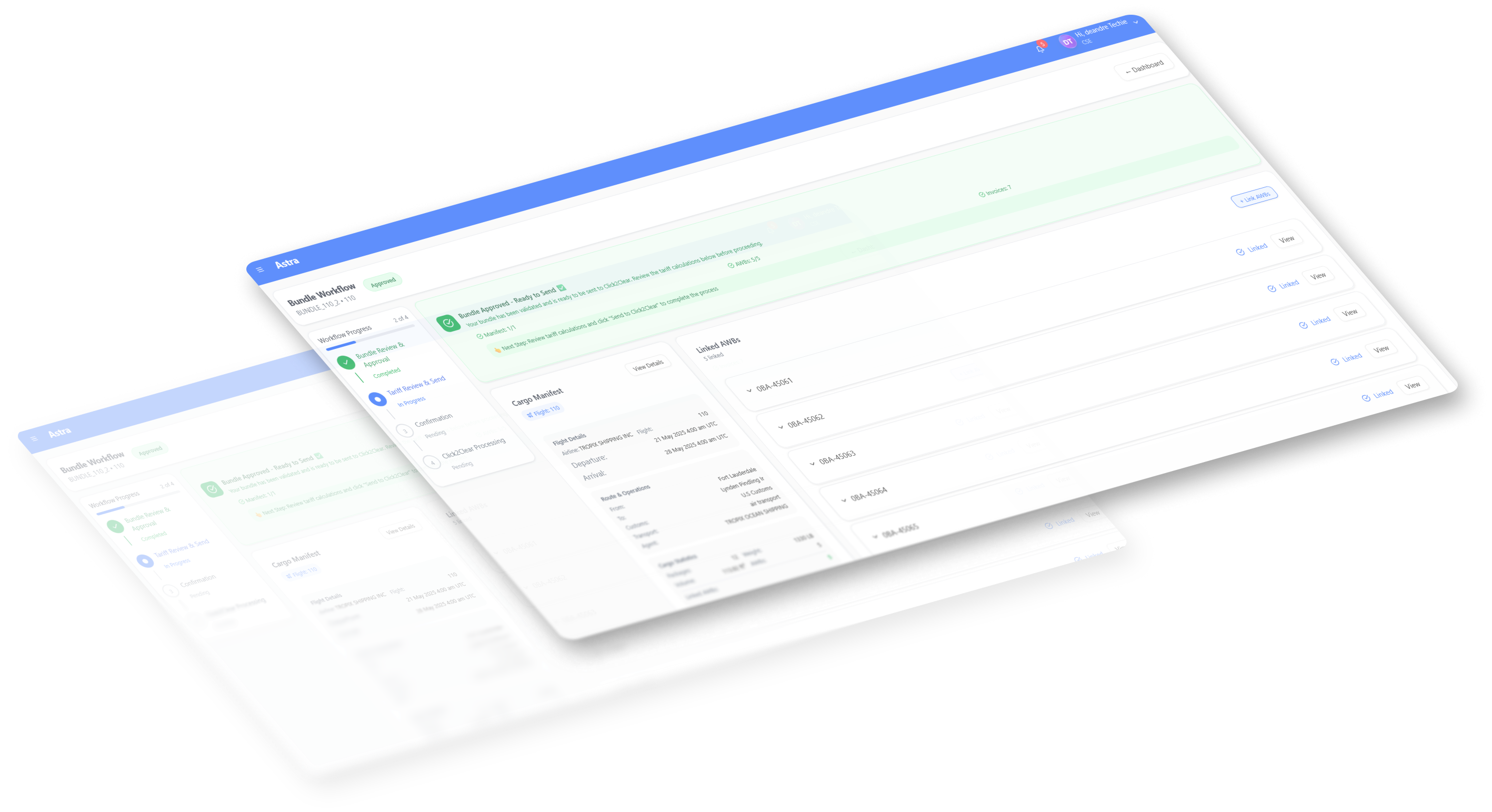 Astra interface illustration